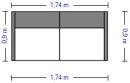 Konfiguration | Roomio 2,5-Sitzer Sofa No. 4104 Natur
