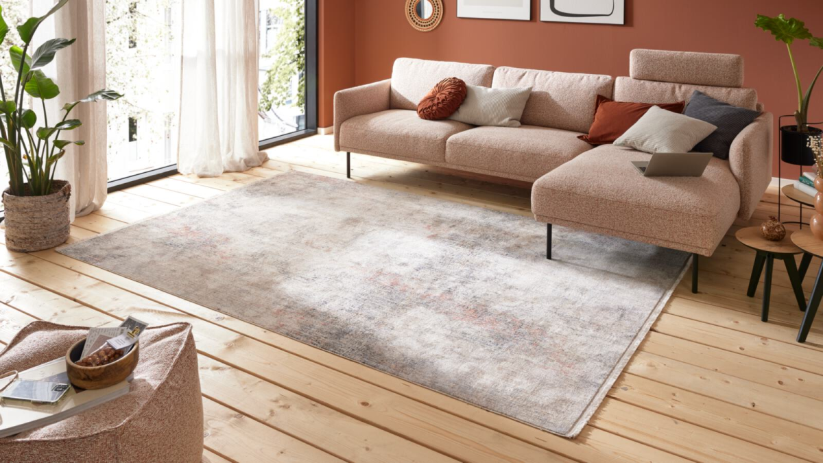Roomio Polstergarnitur No. 4104 Rusty Melange mit Kopfstütze